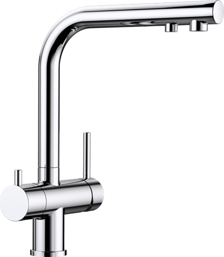 Vòi Rửa Bát BLANCO FONTAS II - CHROME Hai Trong Một Tiết Kiệm Không Gian